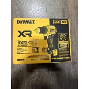 DEWALT DCD800B 20V MAX XR Brushless Li-Ion 1/2" Cordless Drill/Driver (Tool...